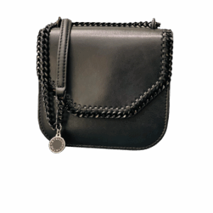 Stella Mccartney Black Vegan Falabella Box Crossbody Bag