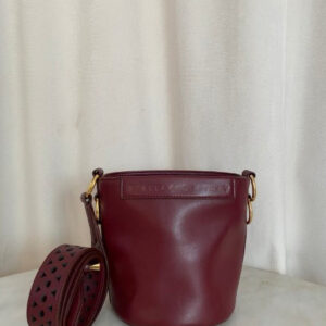 Stella Mccartney Burgundy Bucket Bag