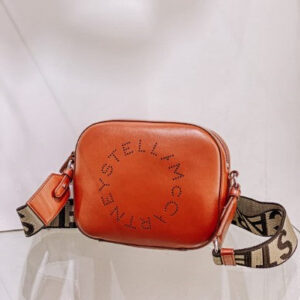 Stella Mccartney Brown Logo Mini Bag