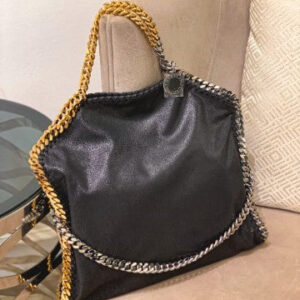 Stella Mccartney Black Falabella Tote Chain Bag