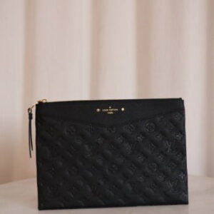 Louis Vuitton Black Monogram Empreinte Daily Pouch