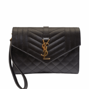 YSL Black Classic Envelope Bag