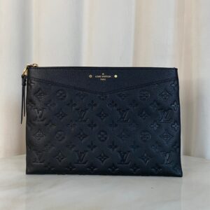 Louis Vuitton Black Empreinte Daily Pouch