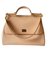 Dolce & Gabbana Beige Dauphin Sicily Maxi Bag