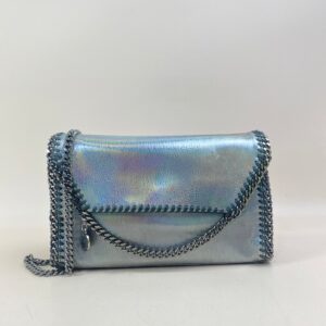Stella Mccartney Silver Falabella Chains Crossbody Bag