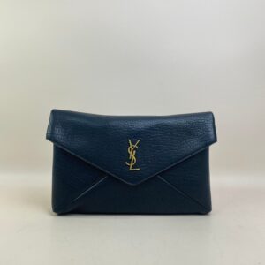 YSL Black Envelope Pouch