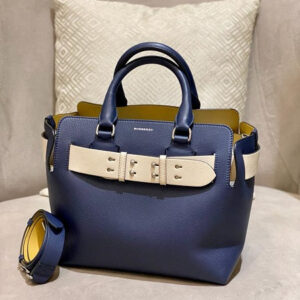 Burberry Navy Blue Marais Medium Bag
