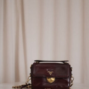 Prada Dark Red Crossbody Bag