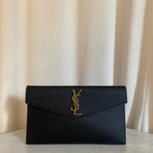 YSL Black Uptown Pouch