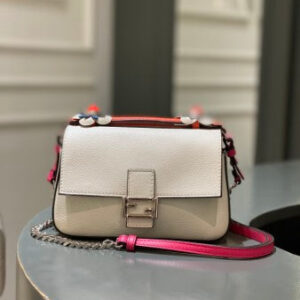 Fendi Teicolor Baguette Flower Medium Bag