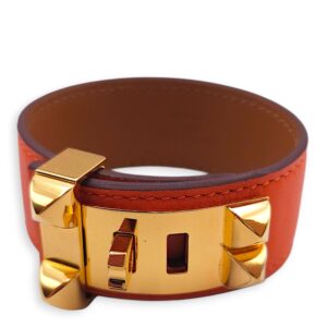 CDC 24 T2 Orange Bracelet, Gold hardware