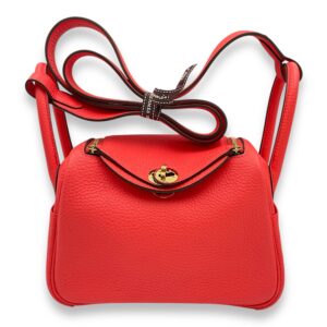 Lindy Mini Rose Texas in Clemence, Gold hardware