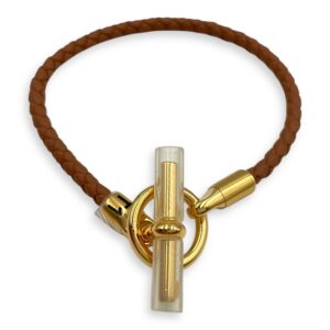 Glenan T1 Gold Bracelet in Swift, Gold hardware