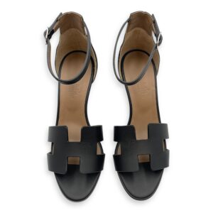 Legend 35 Black Sandals in Calfskin