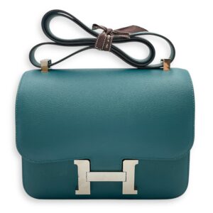 Constance 24 Vert Bosphore in Evercolor, Palladium hardware