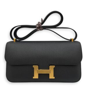 Constance Elan Black in Epsom, Gold hardware