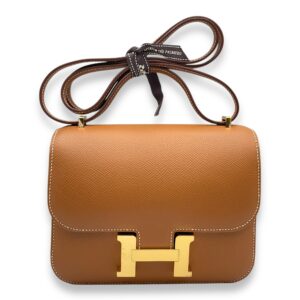 Constance Mirror 18 Gold in Epsom, Gold hardware