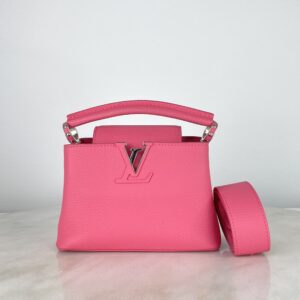 Louis Vuitton Hot Pink Capucines Mini Bag