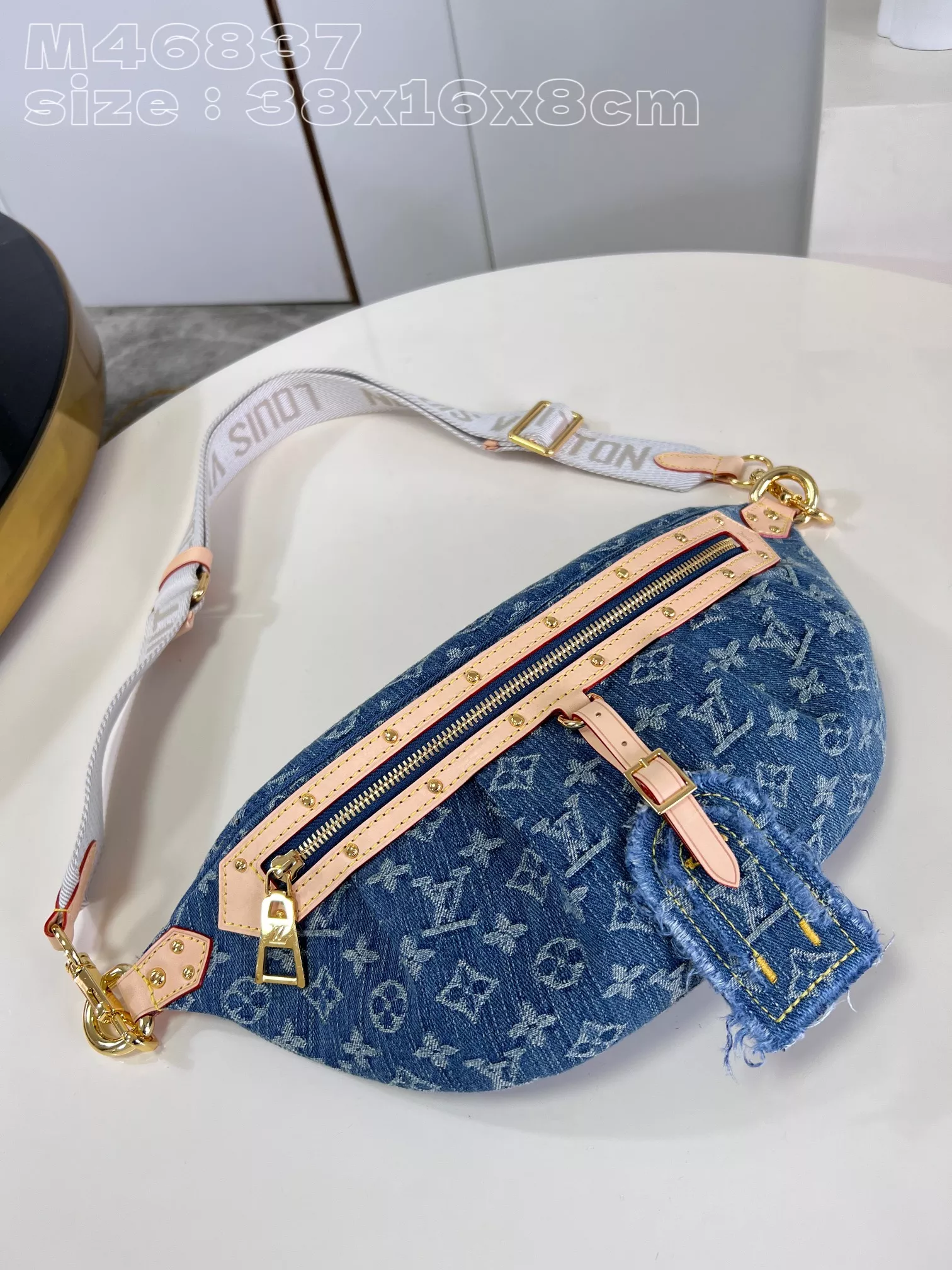 LV High Rise Monogram Denim - ReplicaBags.is - Image 3