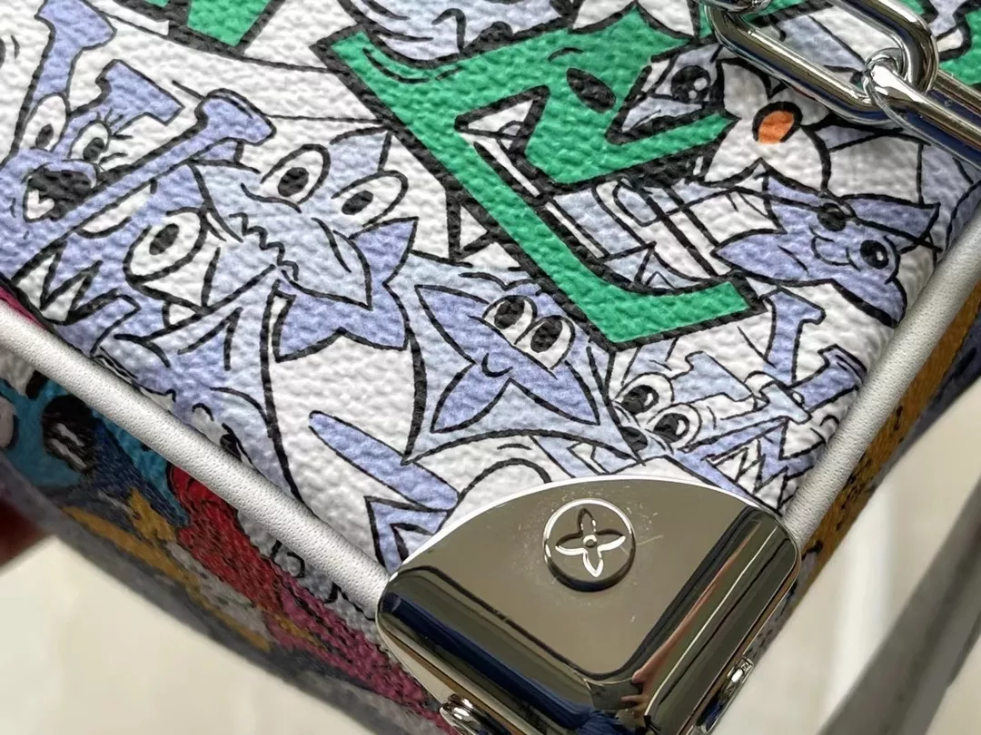 Mini Soft Trunk Monogram Comic Canvas Bag - ReplicaBags.is - Image 5