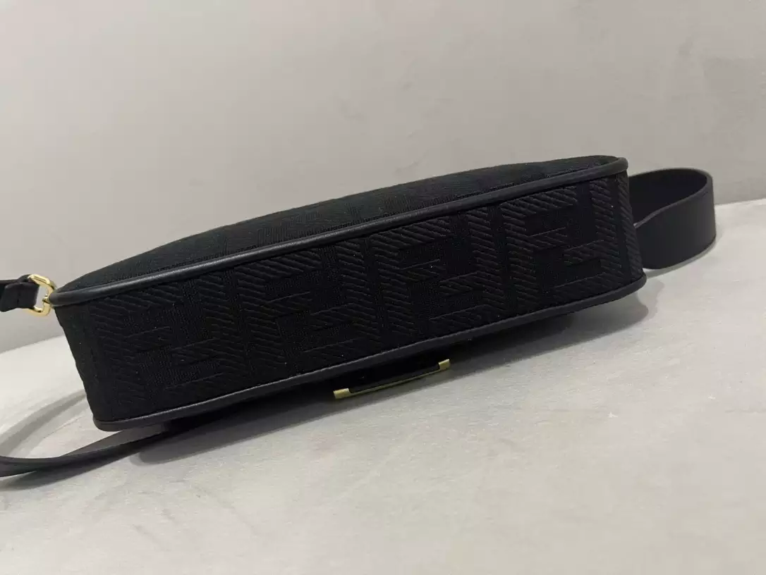 Baguette Black FF Canvas Bag - Repbags.ru - Image 8