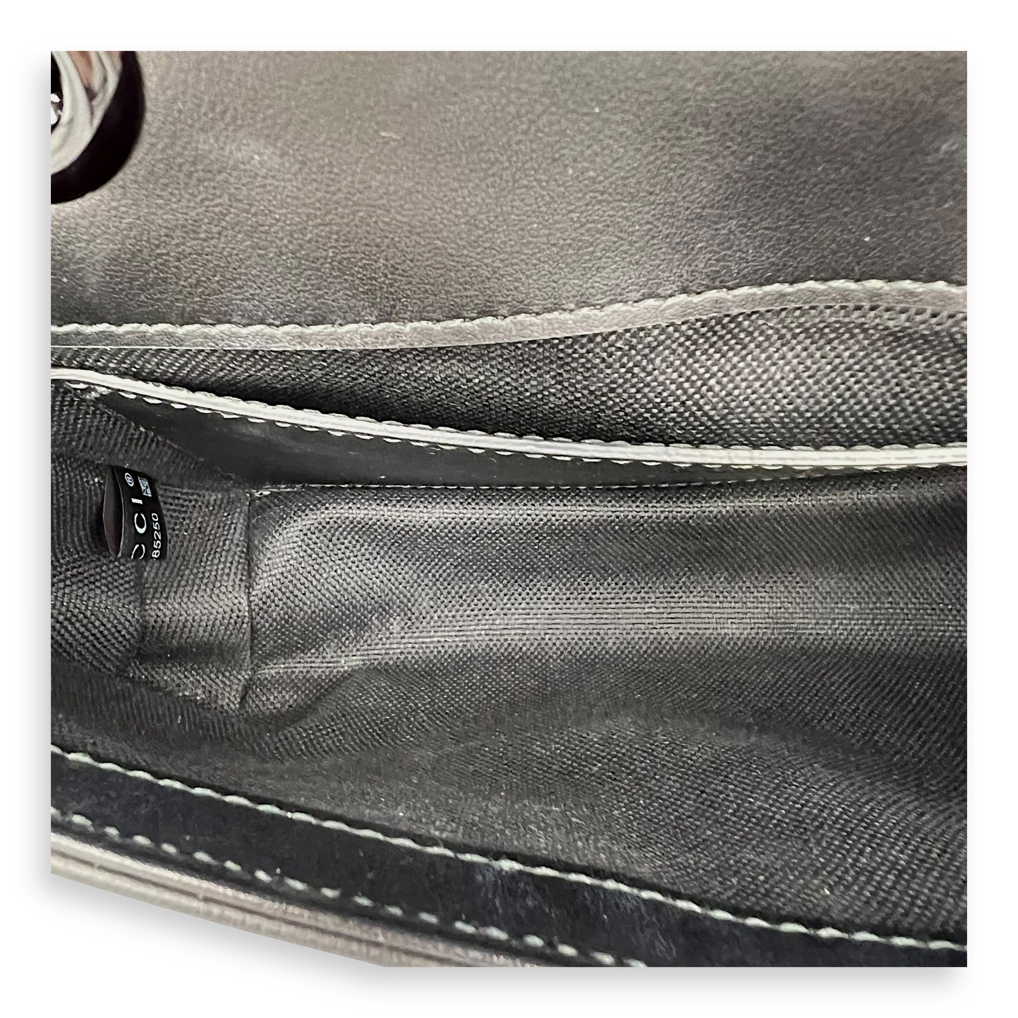 GG Marmont Shoulder Bag Small Black in Calfskin, black hardware - Image 12