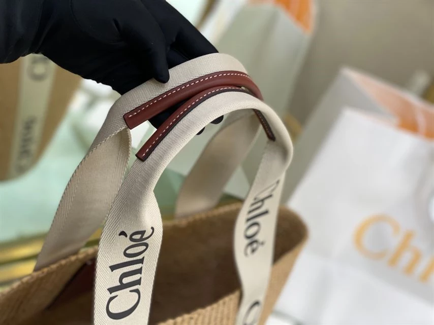 Chloé Large Woody Basket Bag - MB018 - Image 6