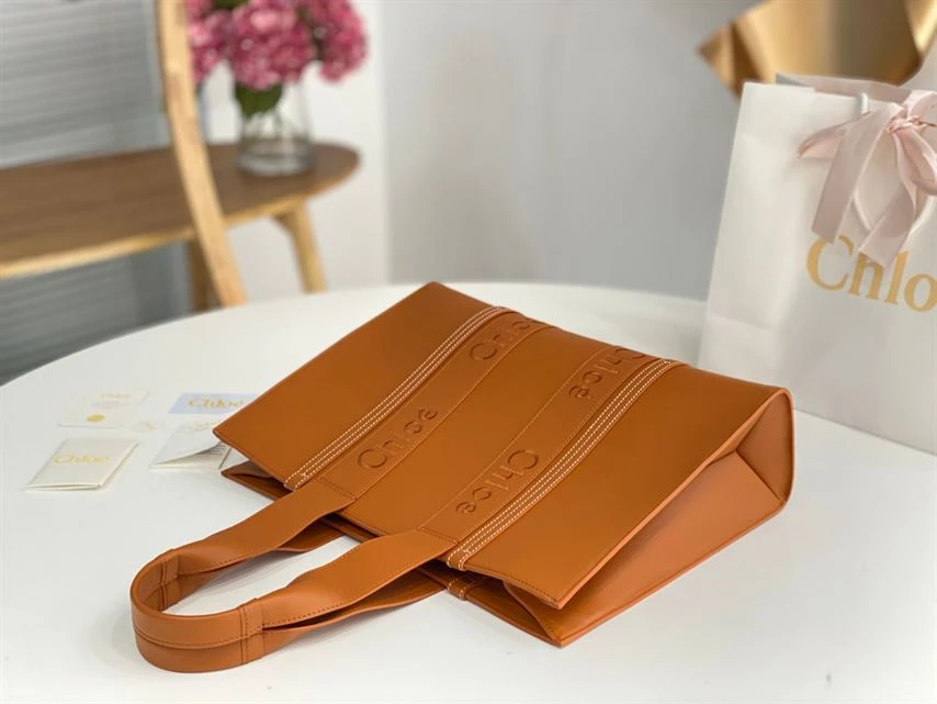 Chloé Large Woody Tote Bag - MB035 - Image 9