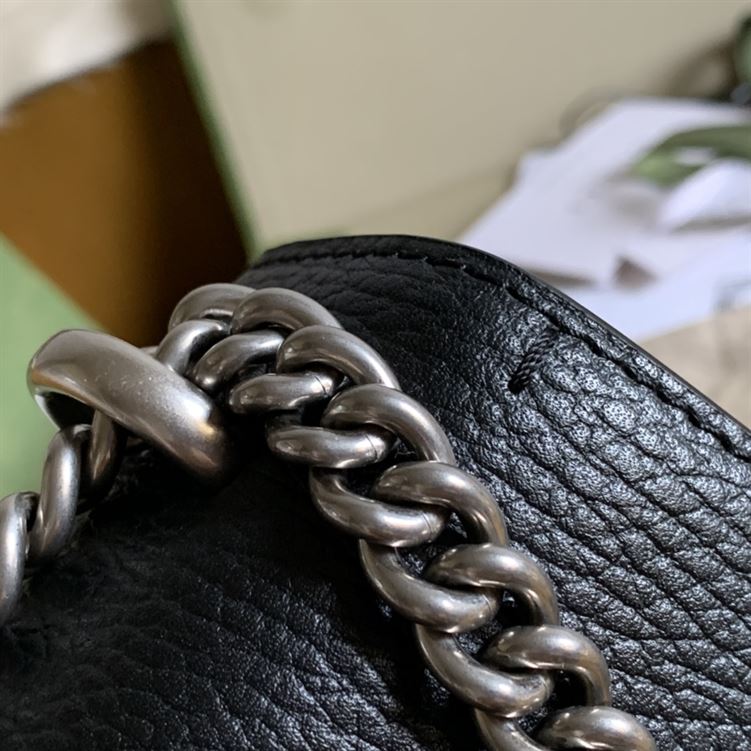 Dionysus small shoulder bag Black leather - Image 7