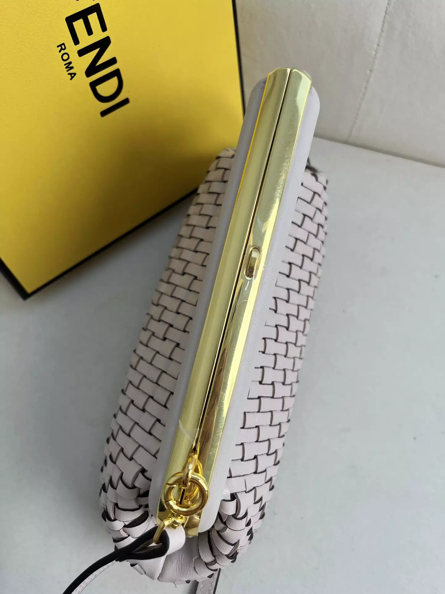 Fendi First Small Camellia Interlaced Leather Bag - Repbags.ru - Image 7