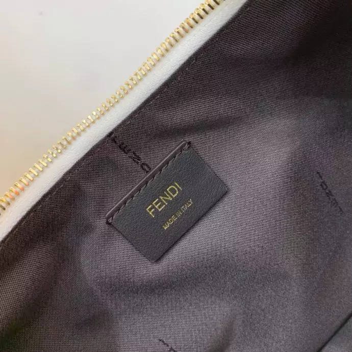 Fendigraphy Small White Leather Bag - Repbags.ru - Image 10