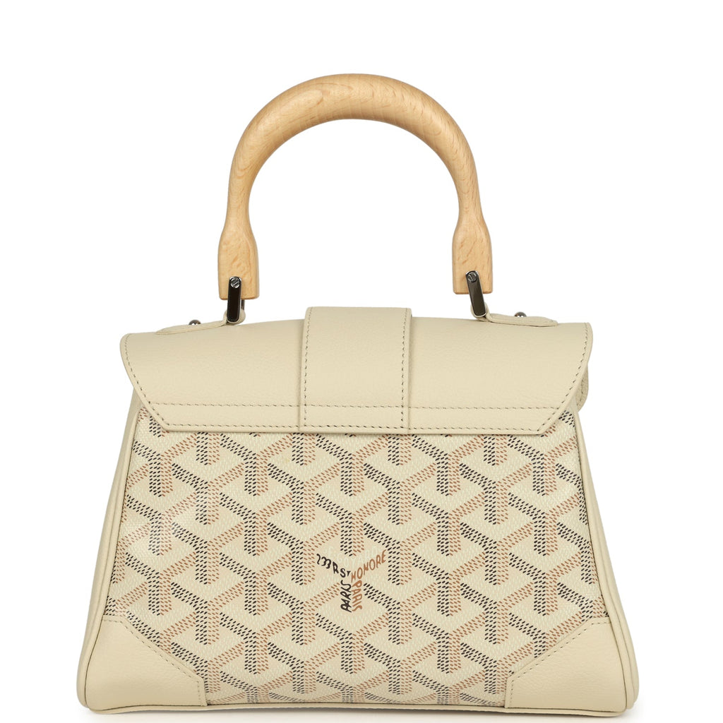 Goyard Goyardine Canvas Sand Soft Saigon Mini Palladium Hardware - Image 5