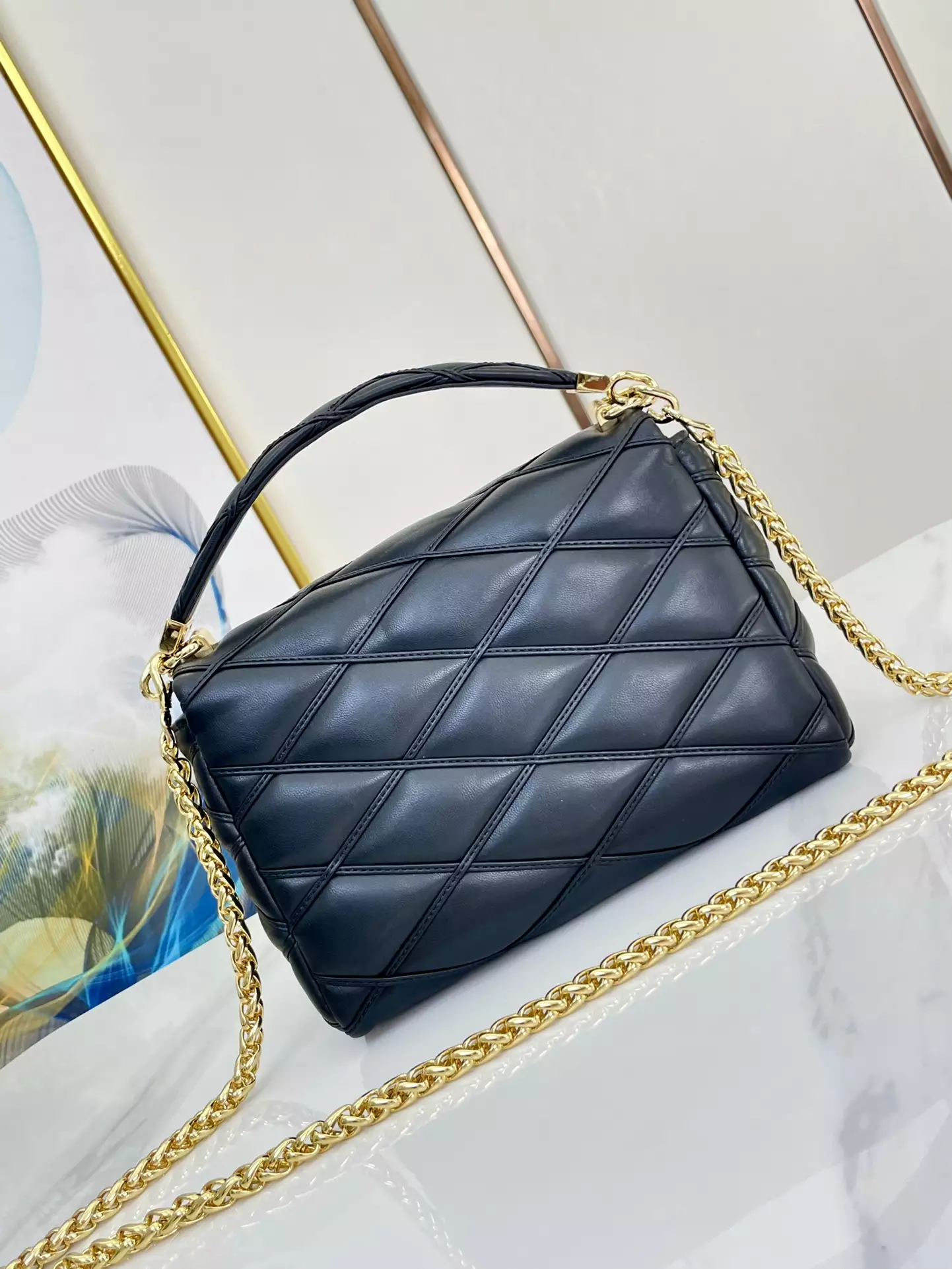 GO-14 MM Malletage Blue Marine Leather - Repbags.ru - Image 5