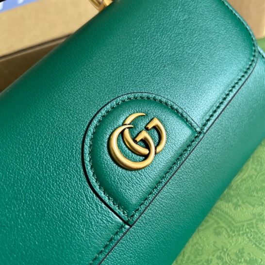Gucci Diana small shoulder bag Emerald green leather - GB067 - Image 5