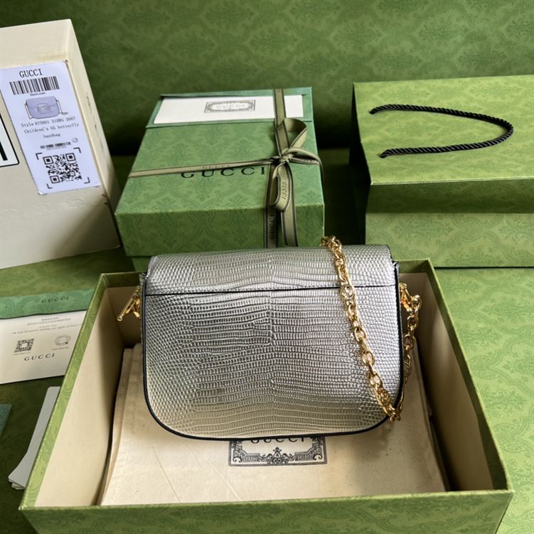 Gucci Horsebit 1955 lizard mini bag - Image 5