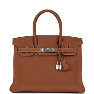 Hermes Birkin 30 Gold Togo Palladium Hardware