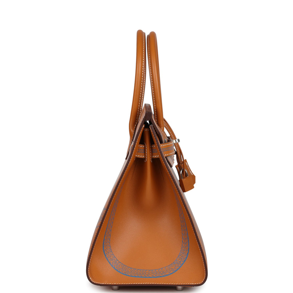 Hermes Birkin Sellier 30 "Zouaves Et Dragons" Naturel Sable Butler Palladium Hardware - Image 4