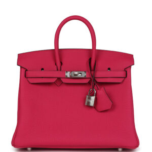 Hermes Birkin 25 Rose Mexico Togo Palladium Hardware