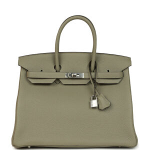 Hermes Birkin 35 Sauge Togo Palladium Hardware