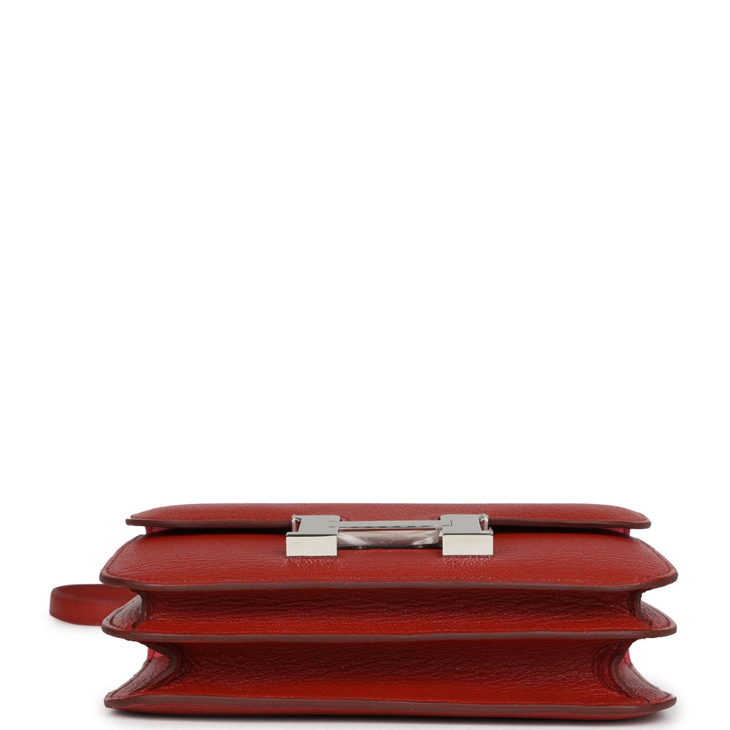Hermes Constance 18 Brique Verso Chevre Mysore Palladium Hardware - Image 7
