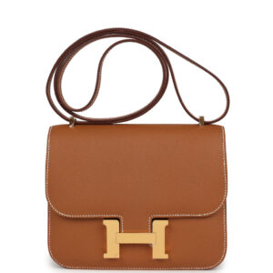 Hermes Constance 18 Gold Epsom Gold Hardware