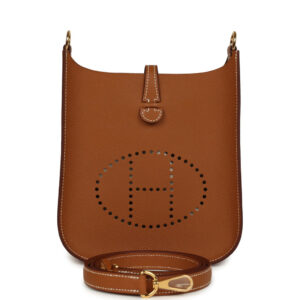 Hermes Evelyne Sellier TPM Gold Epsom Gold Hardware