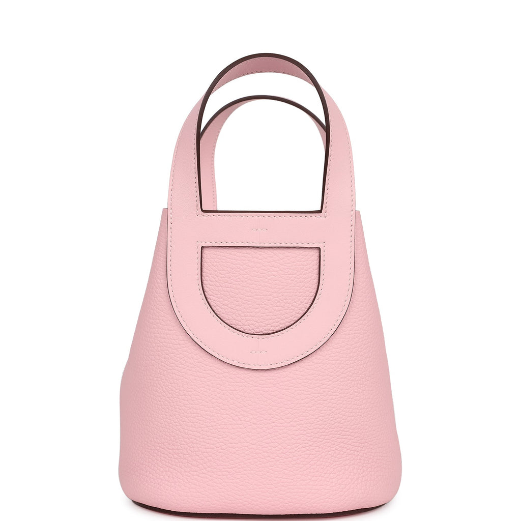 Hermes In-The-Loop 18 Rose Sakura Clemence and Swift Palladium Hardware - Image 5