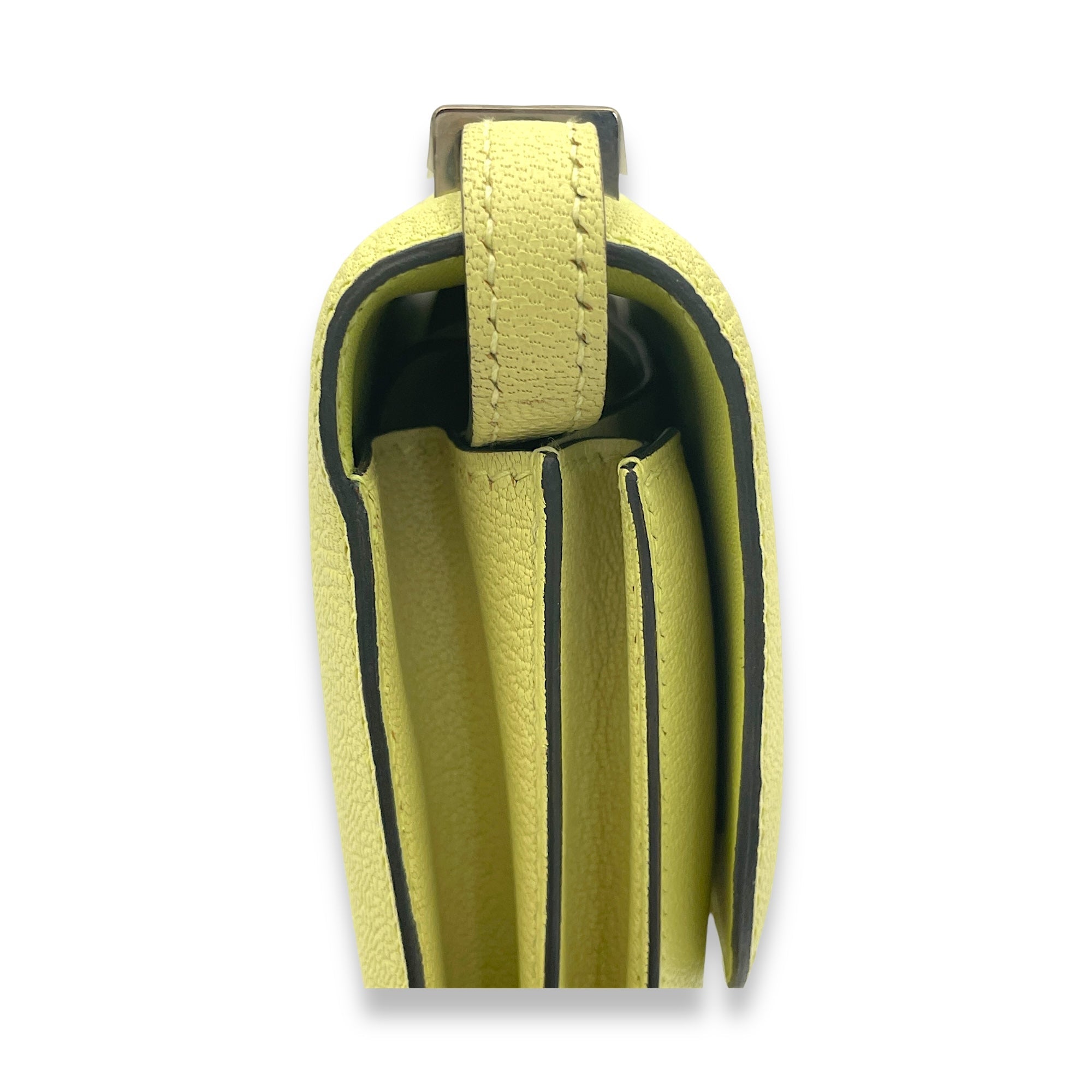 Constance 18 Jaune Bourgeon in Chevre Leather, Palladium hardware - Image 9