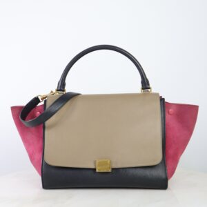 Celine Tricolor Trapeze Shoulder Bag