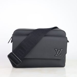 Louis Vuitton Black Fastline Messenger Bag