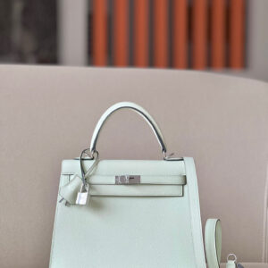 Kelly 25 Epsom Vert Fizz (0S) Gold Silver