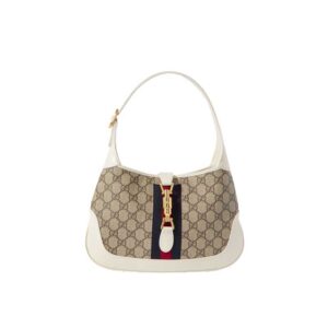 Jackie 1961 small shoulder bag White leather trim