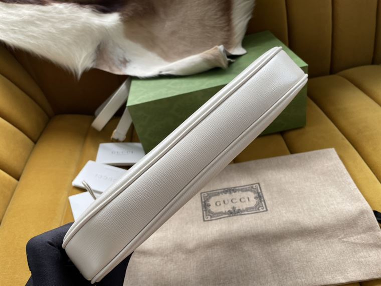 Jackie 1961 small shoulder bag White leather trim - Image 11