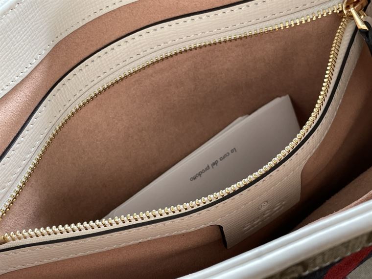 Jackie 1961 small shoulder bag White leather trim - Image 8